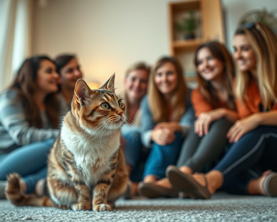 macska idegenekkel való kapcsolat fejlesztése