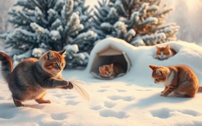 A legjobb téli játékok macskáknak