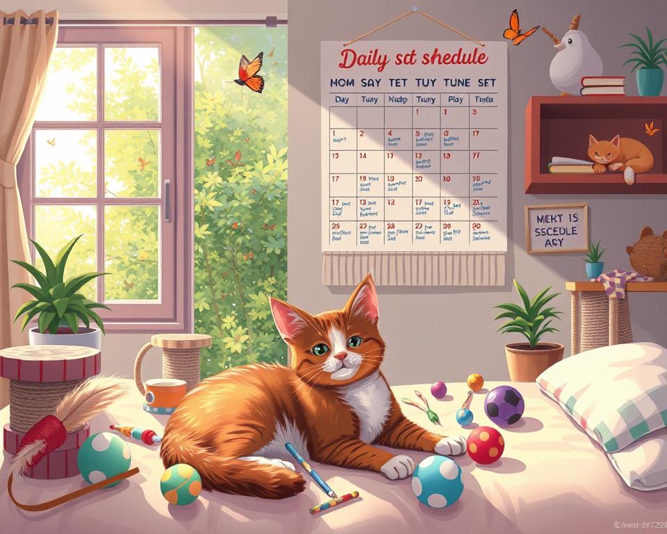 macska játékidő napi beosztása