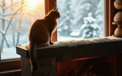 Macskás blog 17 Macskák és a kandalló – mit kell tudni róla?