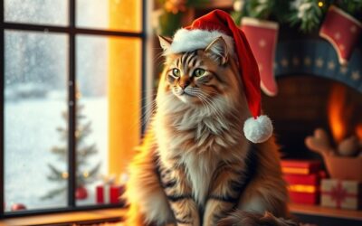 Macska karácsonyi képeslapra – hogyan fotózd le?