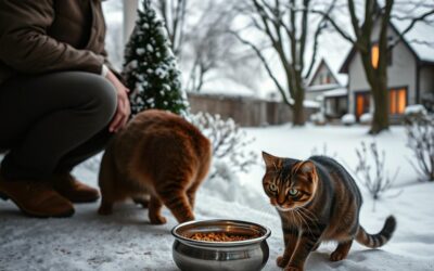 Macskás blog 21 Kinti macska etetése télen – mire figyelj?