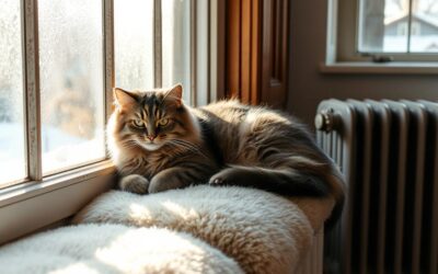Hogyan fűtsd fel a lakást, ha macskád is ott él?