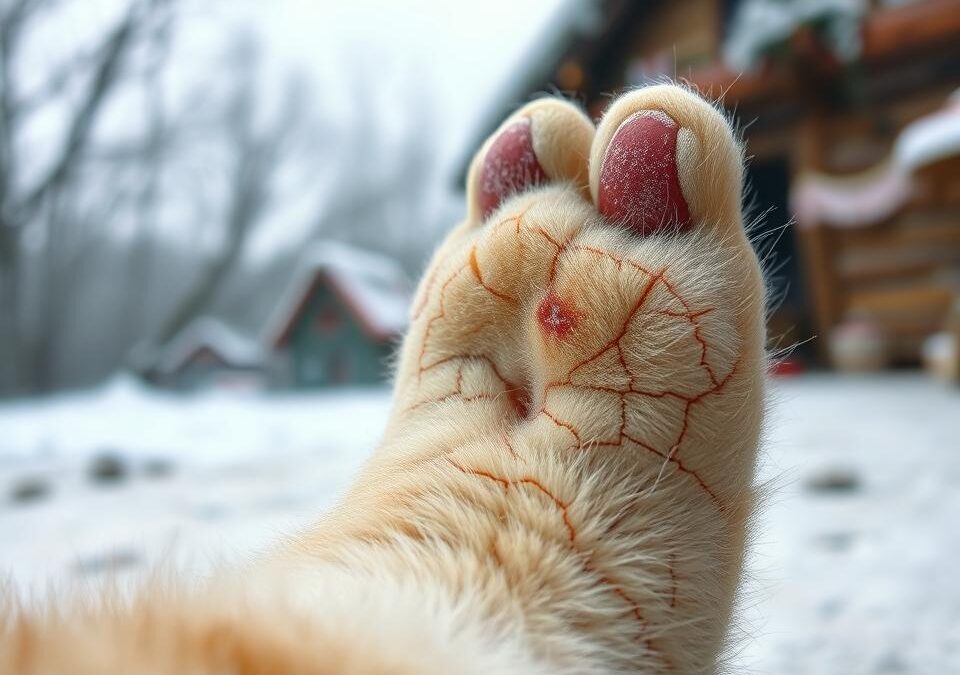 Macska mancs repedezése – mitől lehet télen?