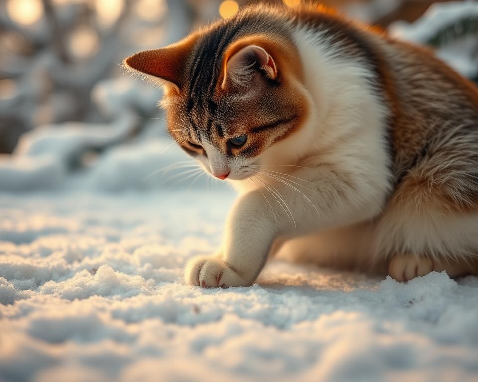 macska mancsápolás tél