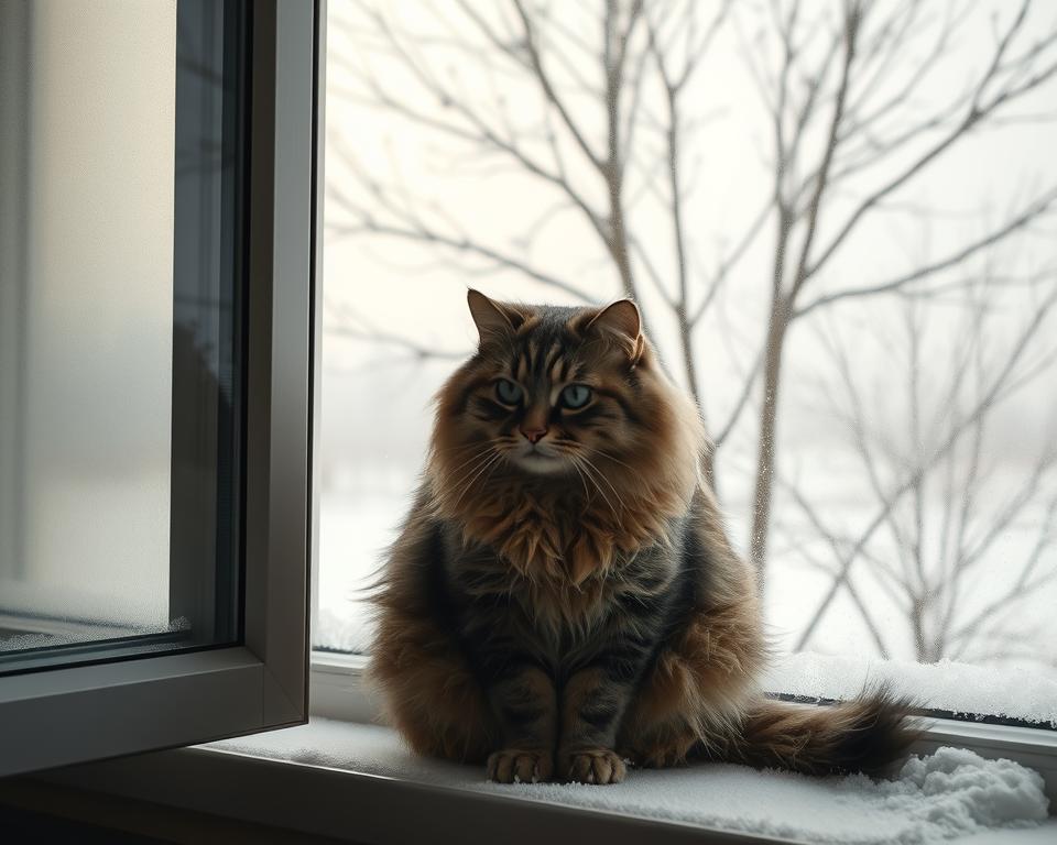 macska-napfeny-hiany-tel macska napfény hiány tél