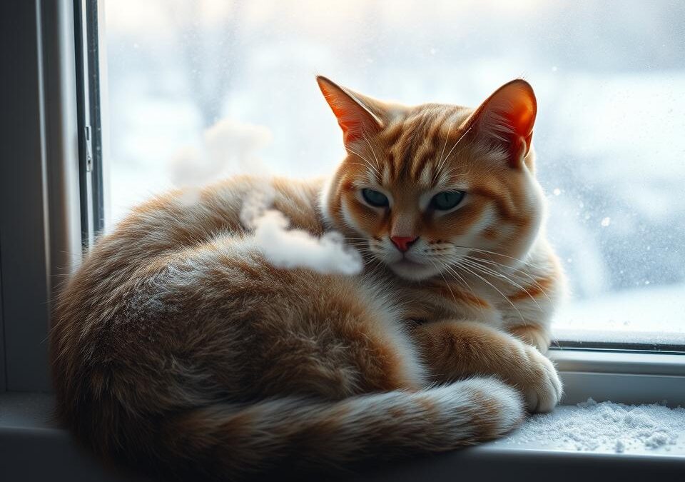 Macska és párásítás – hasznos a fűtési szezonban?