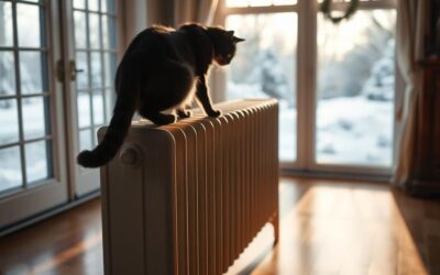 Macska és a radiátor veszélyei