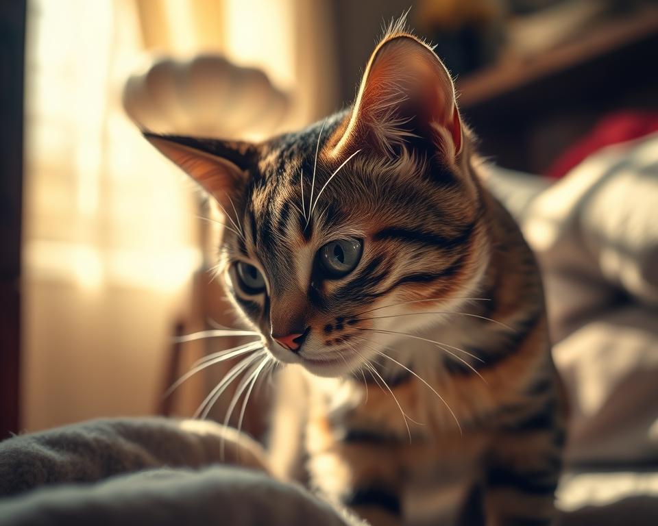 macska rejtett tárgy felismerés