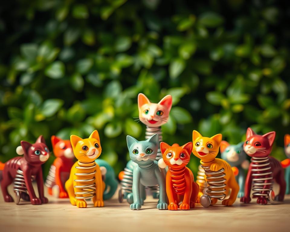 macska rugós játékok