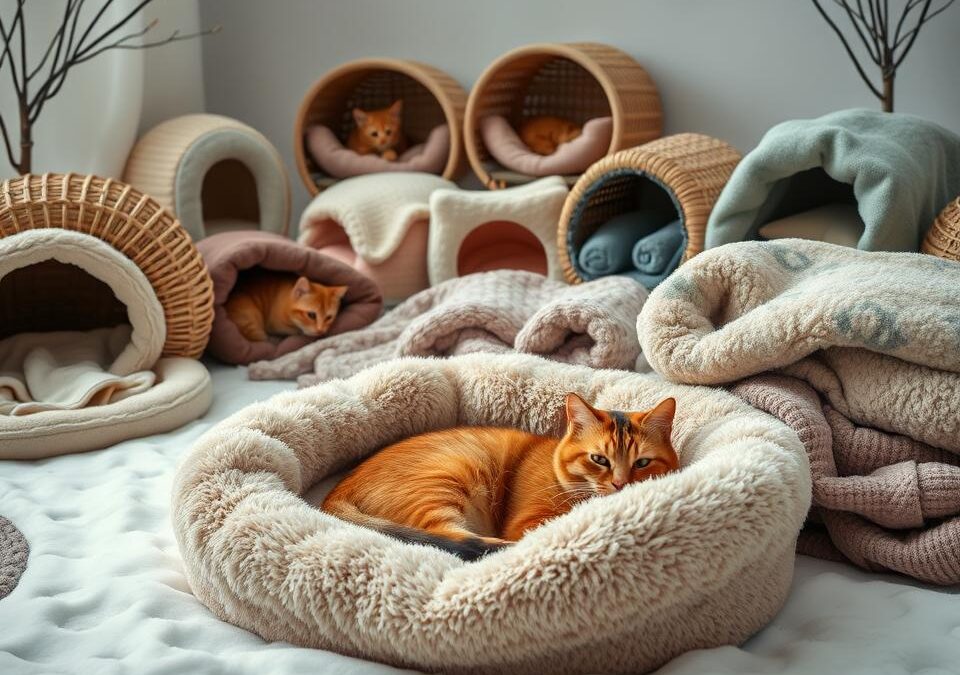 A legjobb téli takarók és kuckók cicáknak