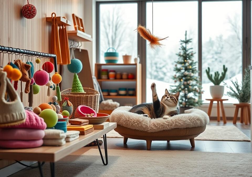 A legjobb téli macskajátékok webshopból