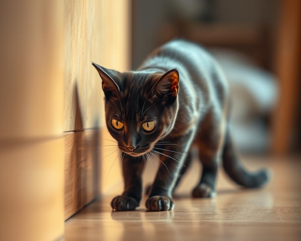 macska új környezethez való alkalmazkodás