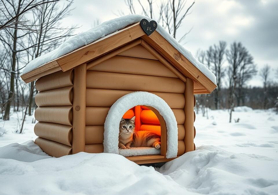 Milyen a jó macskaház téli használata?
