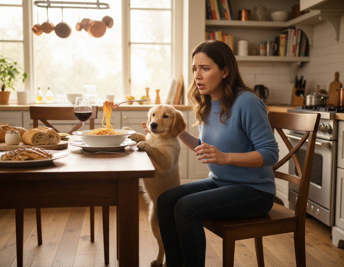 asztalról etetés veszélyei