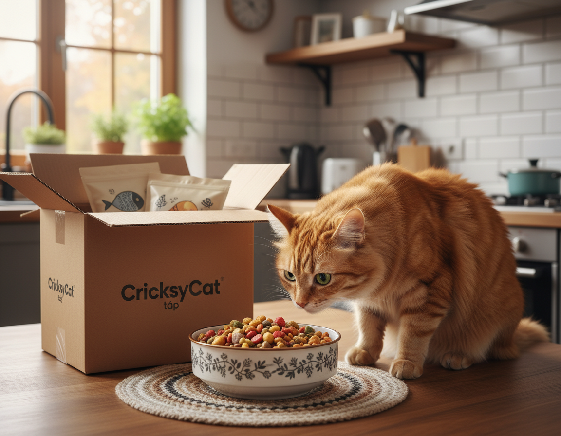CricksyCat táp rendelés 1–3 napos kiszállítással