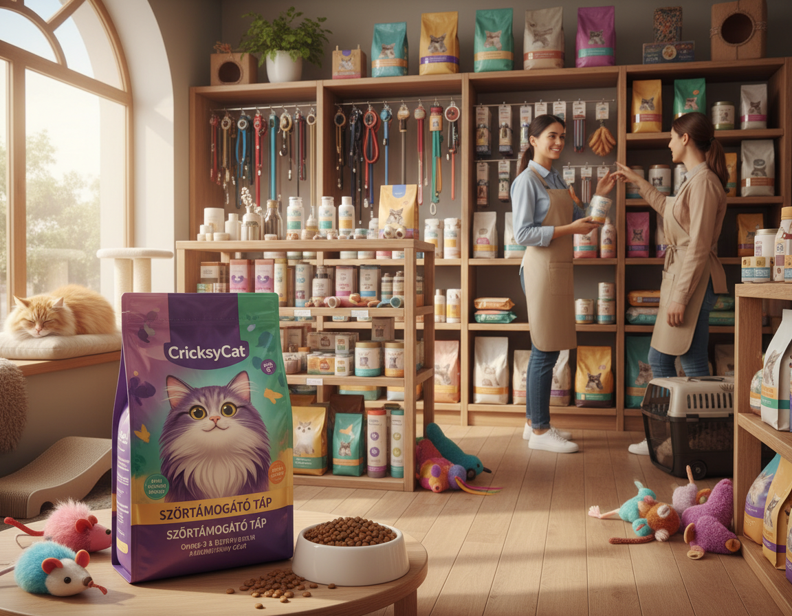 CricksyCat szőrtámogató táp vásárlás – hogyan válaszd ki?