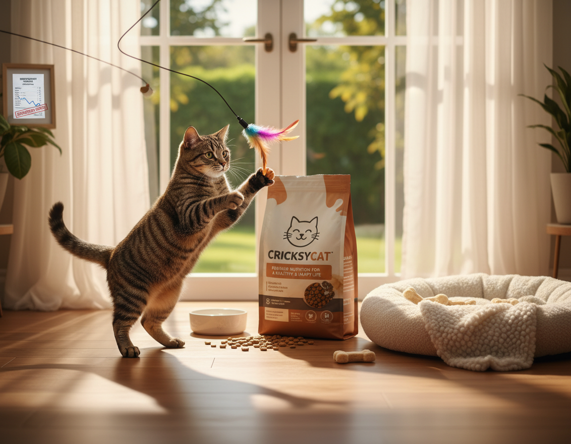 cricksycat táp után kevesebb állatorvosi költség