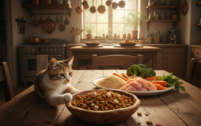 CricksyCat teljes értékű táp vs kombinált házi étrend