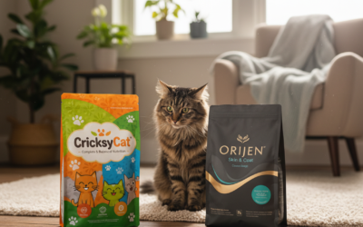 Szőrhullásos macskáknak: CricksyCat vs Orijen Skin & Coat