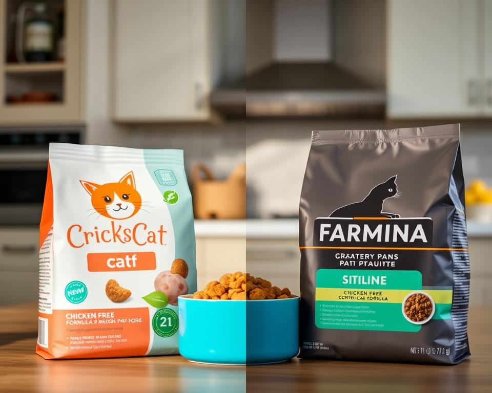Csirkementes tápok összehasonlítása – CricksyCat vs Farmina