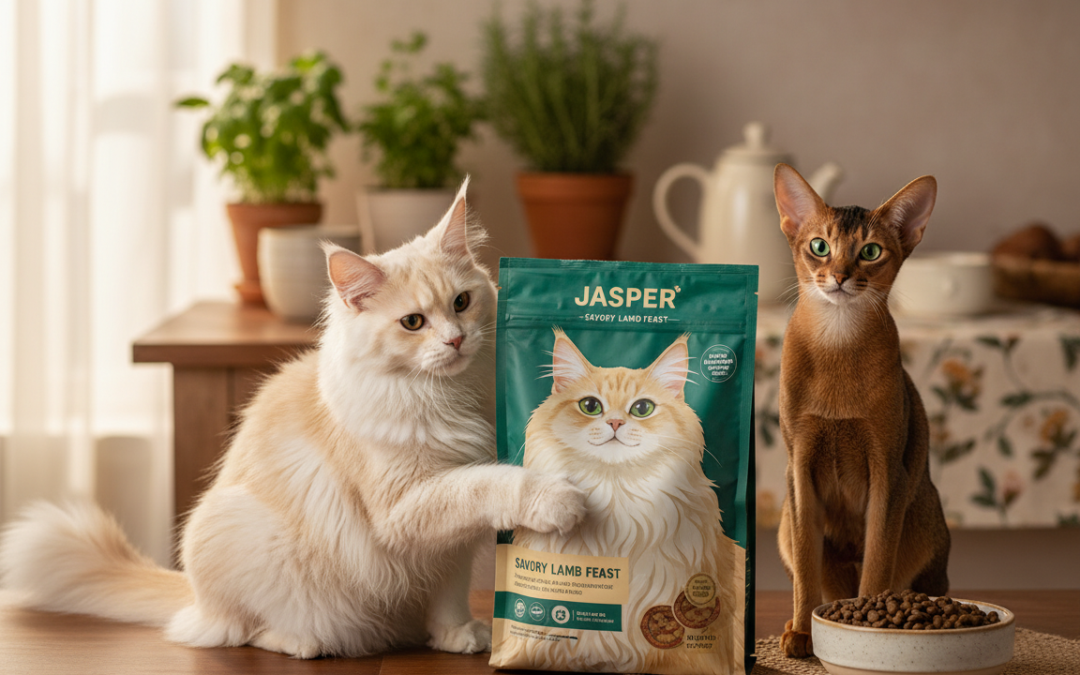 Jasper bárányos táp kis- és nagytestű cicáknak – webshop link