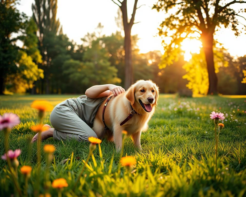 jelenlét a kutyával