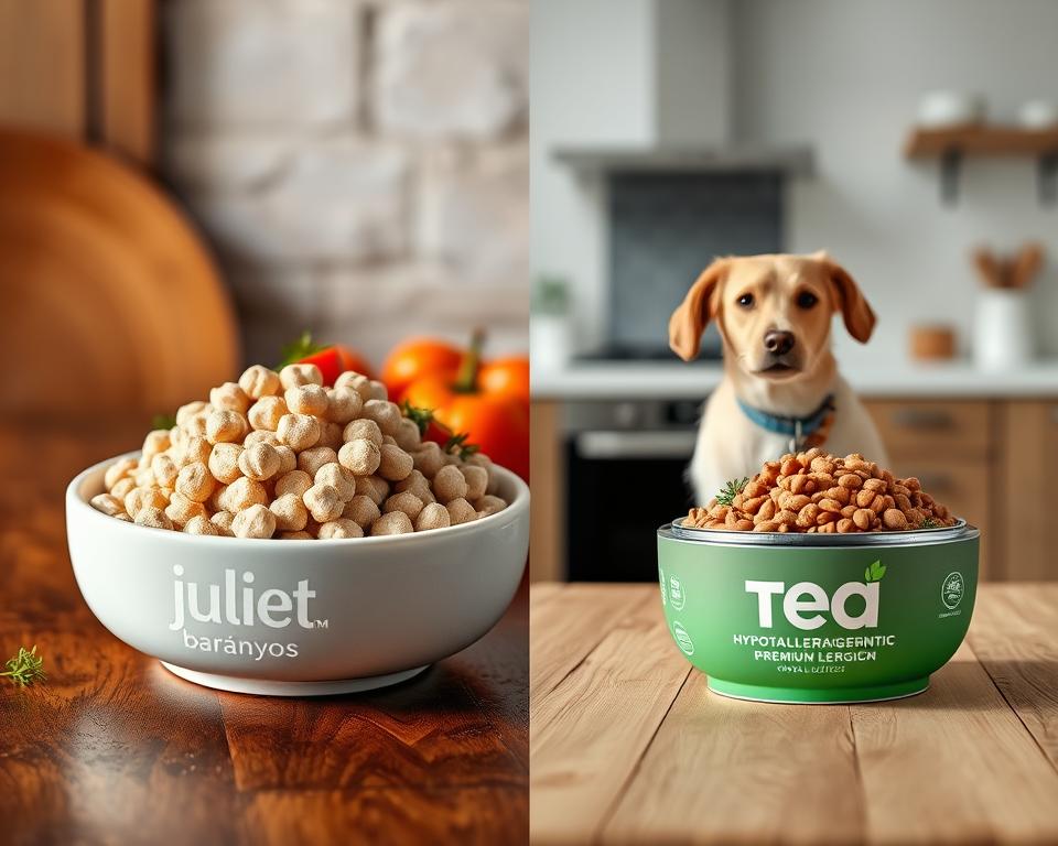 juliet bárányos vs ted hipoallergén táp