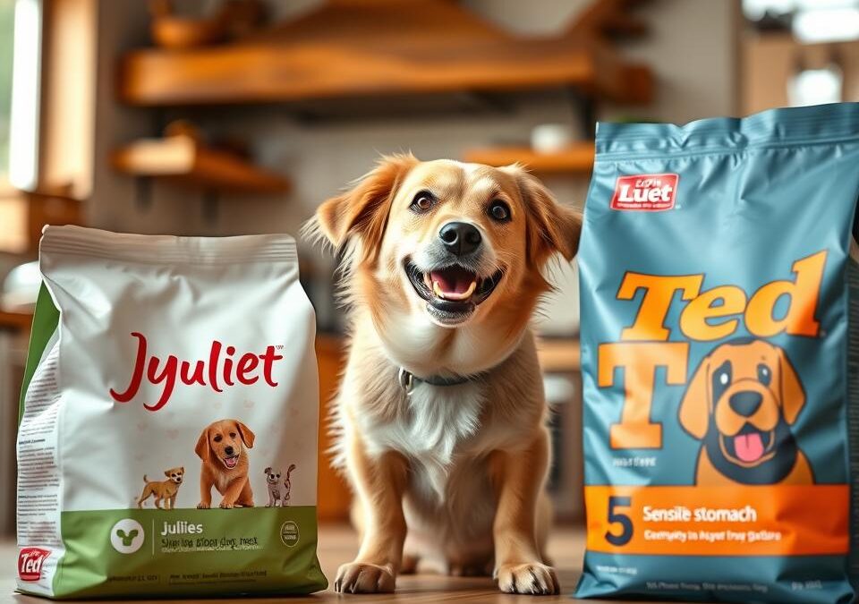 Juliet vagy Ted – melyik táp való az érzékeny gyomrú kutyádnak?