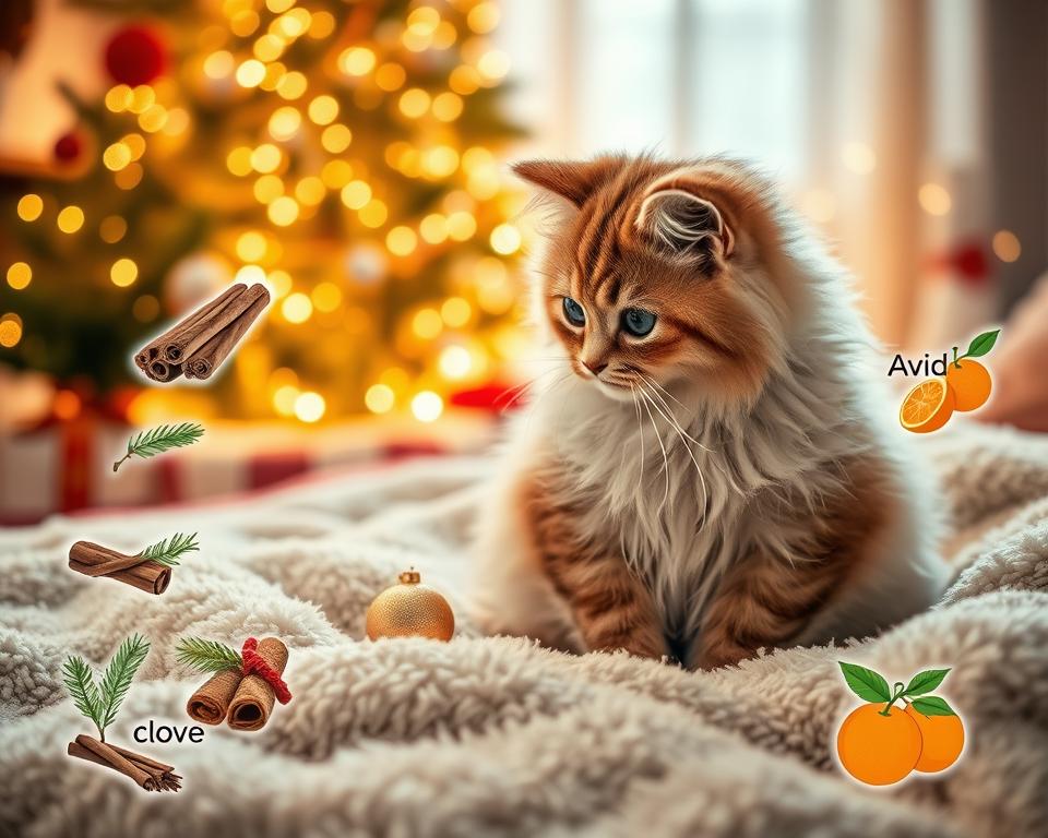 karácsonyi illat macska