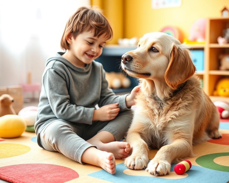 kutya-gyermekterapia kutya gyermekterápia