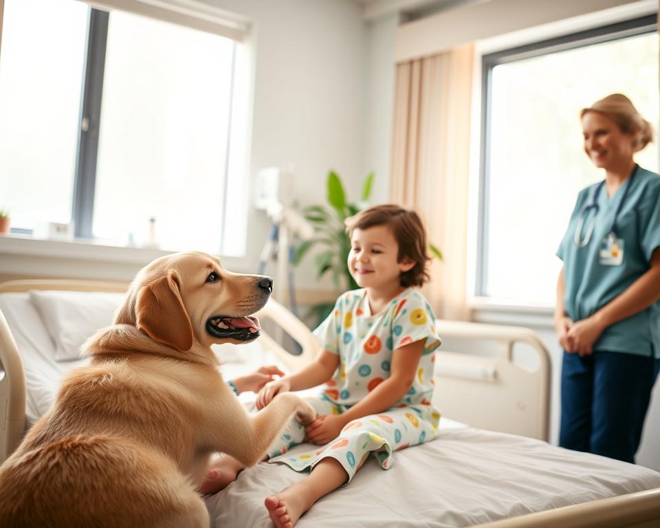 kutya-terapias-latogatasok-korhazban kutya terápiás látogatások kórházban