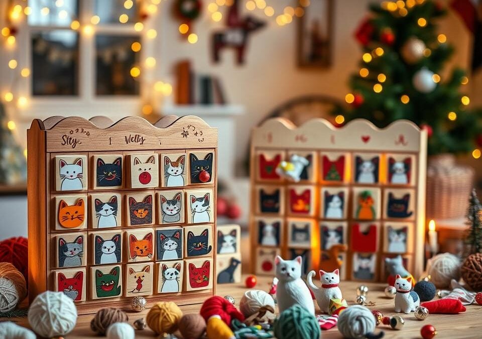 Macskás adventi naptár – készíts saját kézzel!