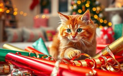 Macska vs. karácsonyi csomagolópapír – így kerüld a baleseteket