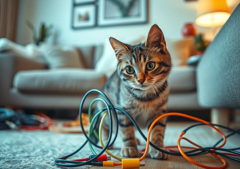 Macska elektromos kábelek elrejtése – Minden, amit tudnod kell róla!