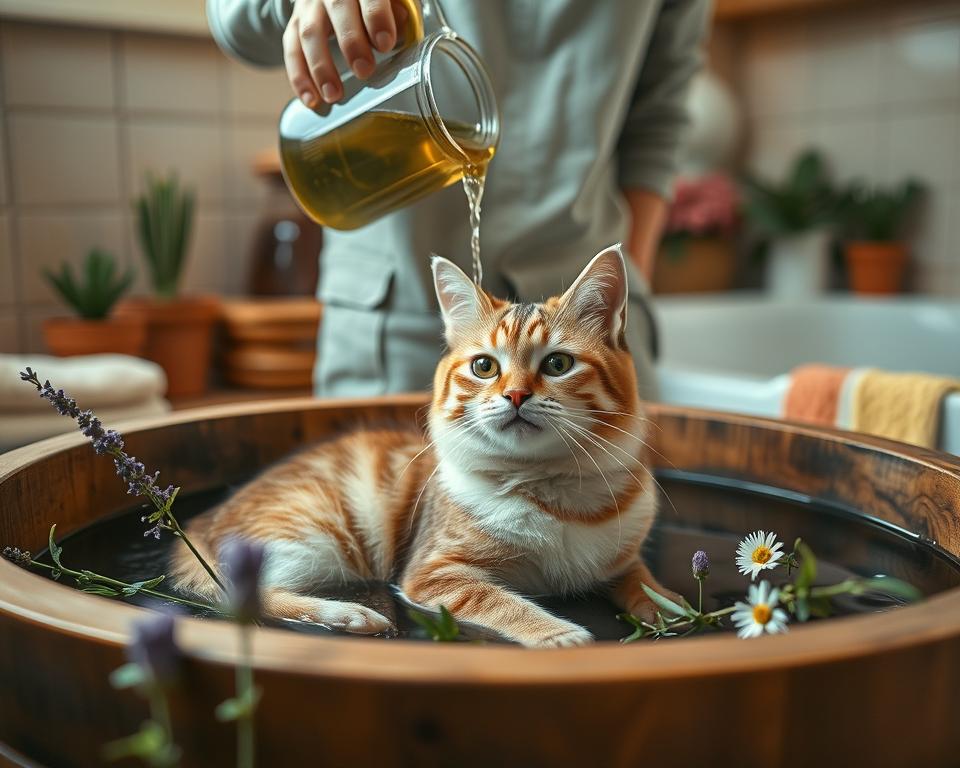 macska-gyogynovenyes-furdetes macska gyógynövényes fürdetés
