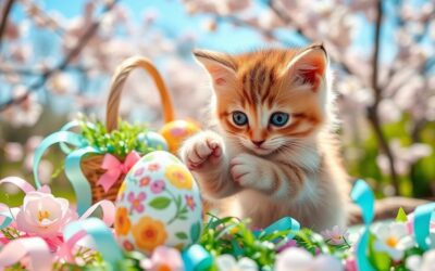 Húsvéti díszek és cicák – mit ne használj soha?