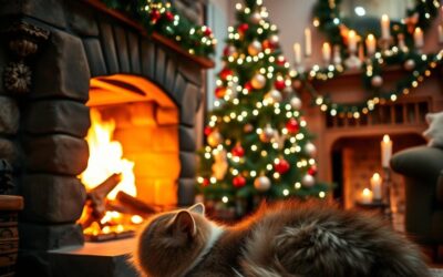 Kandalló és macska – a karácsony igazi hangulata