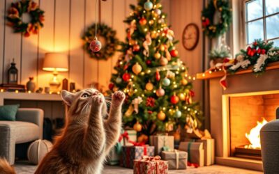 Macska-barát karácsonyi dekorációs tippek
