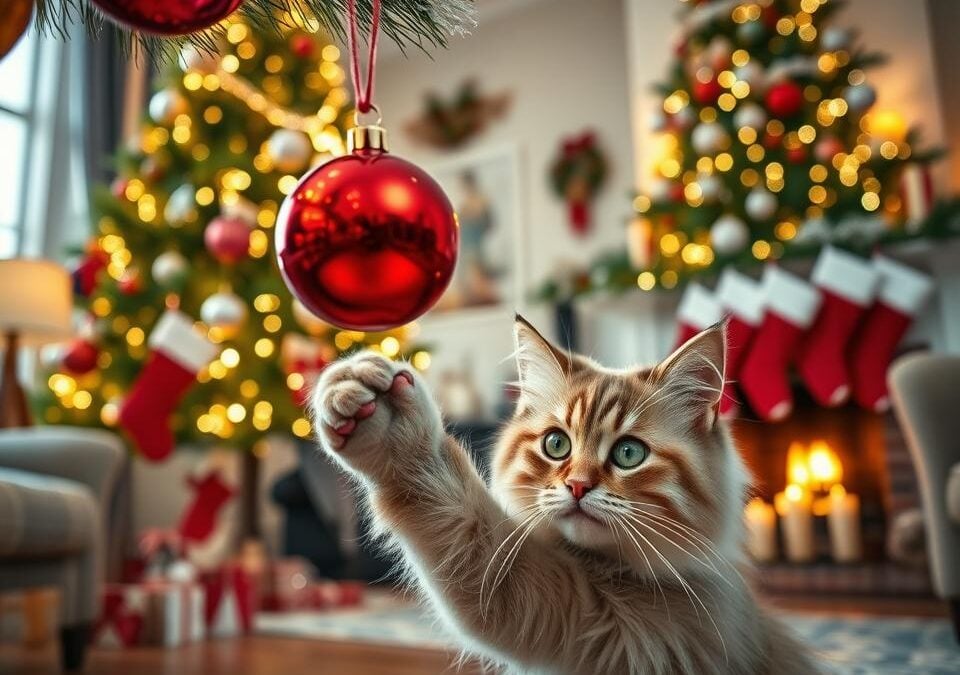 Karácsonyi díszek vs. macskák – így kerülheted el a katasztrófát