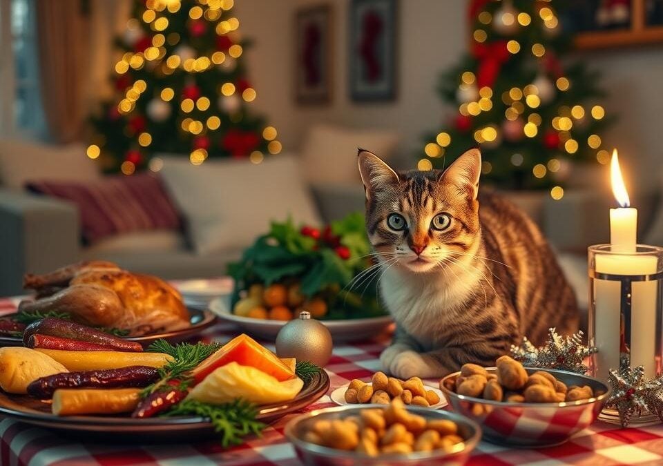 Karácsonyi menü maradéka – mit ehet meg a macskád?