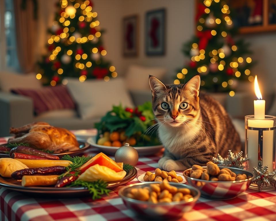 macska karácsonyi étel