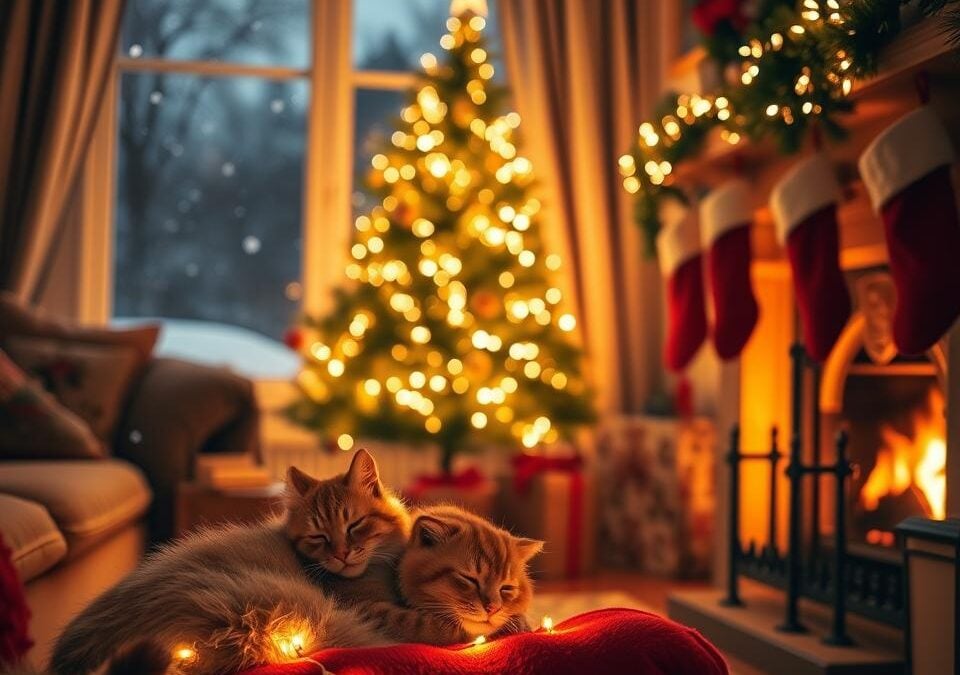 Karácsonyi történetek cicákról – megható pillanatok