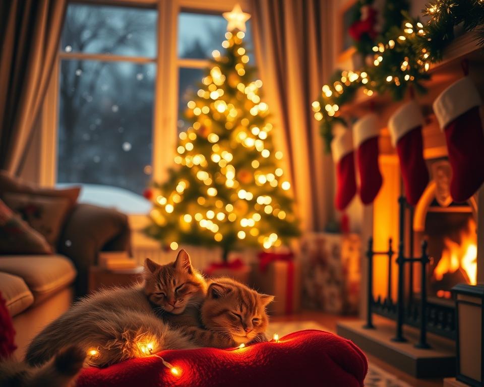 macska karácsonyi történet