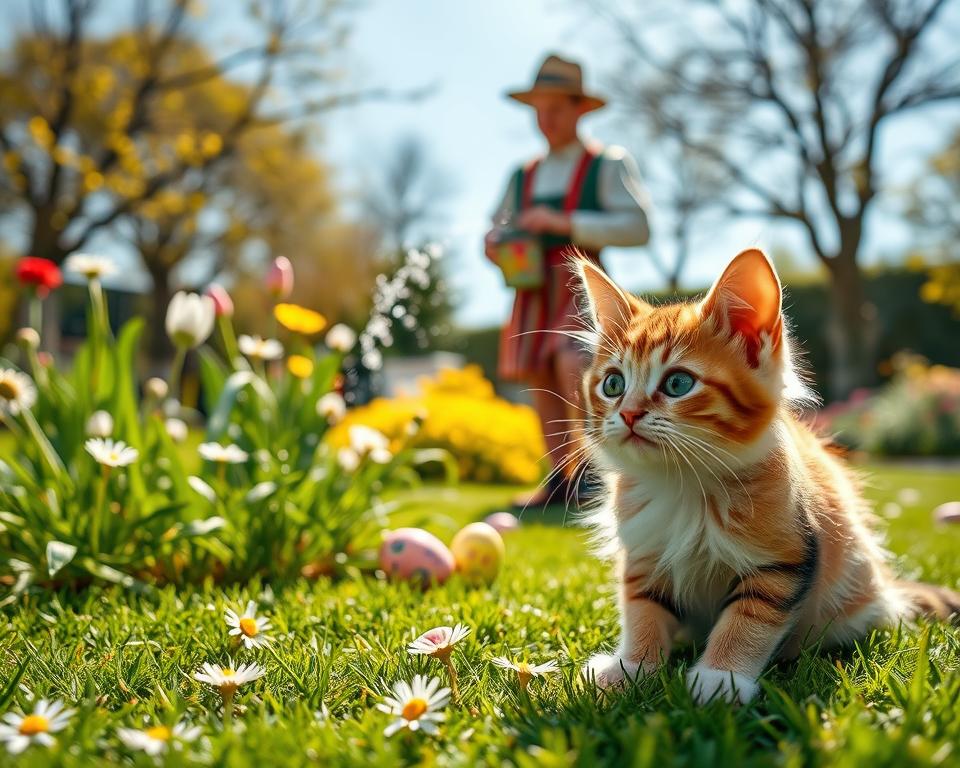 macska locsolók húsvét