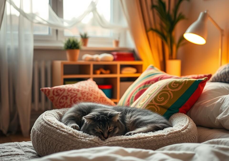 Macska nyugodt alvási környezet kialakítása – Minden, amit tudnod kell róla!