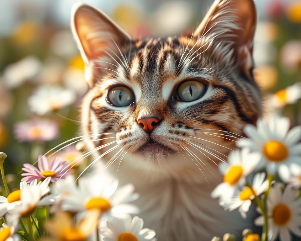 macska pollenallergia