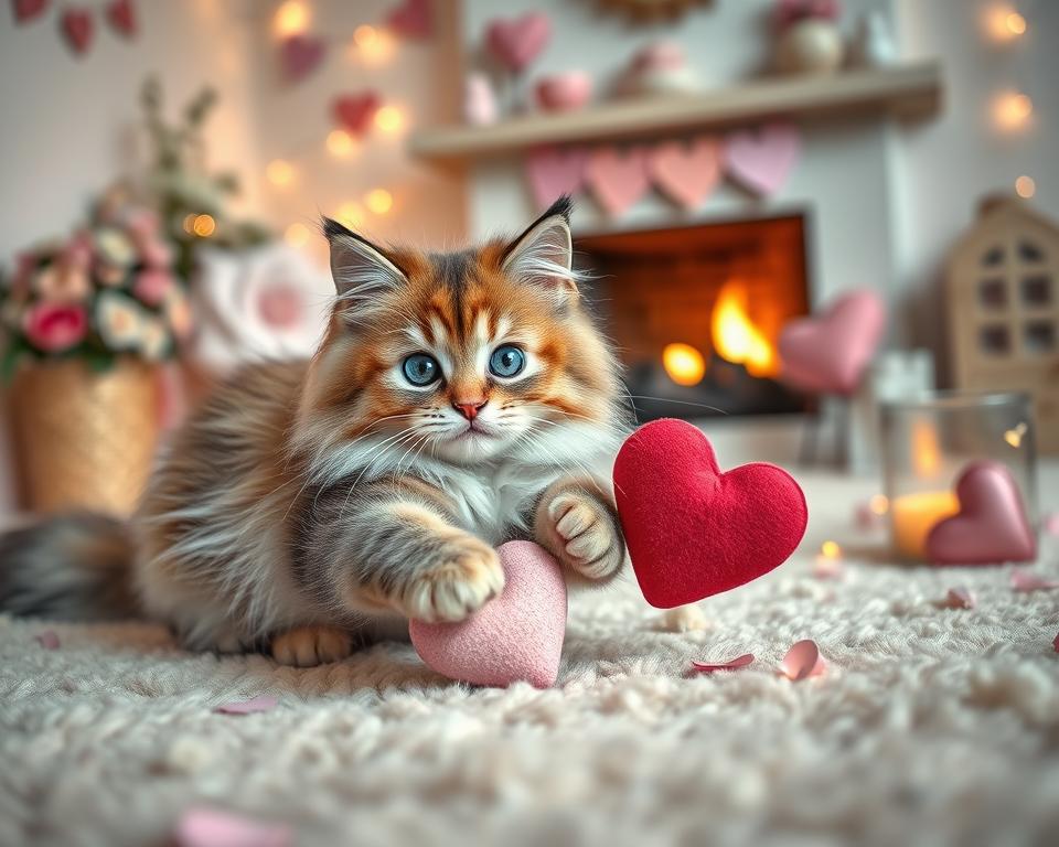 macska romantikus fotó