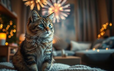 Macskád fél a szilveszteri petárdáktól? Így nyugtasd meg