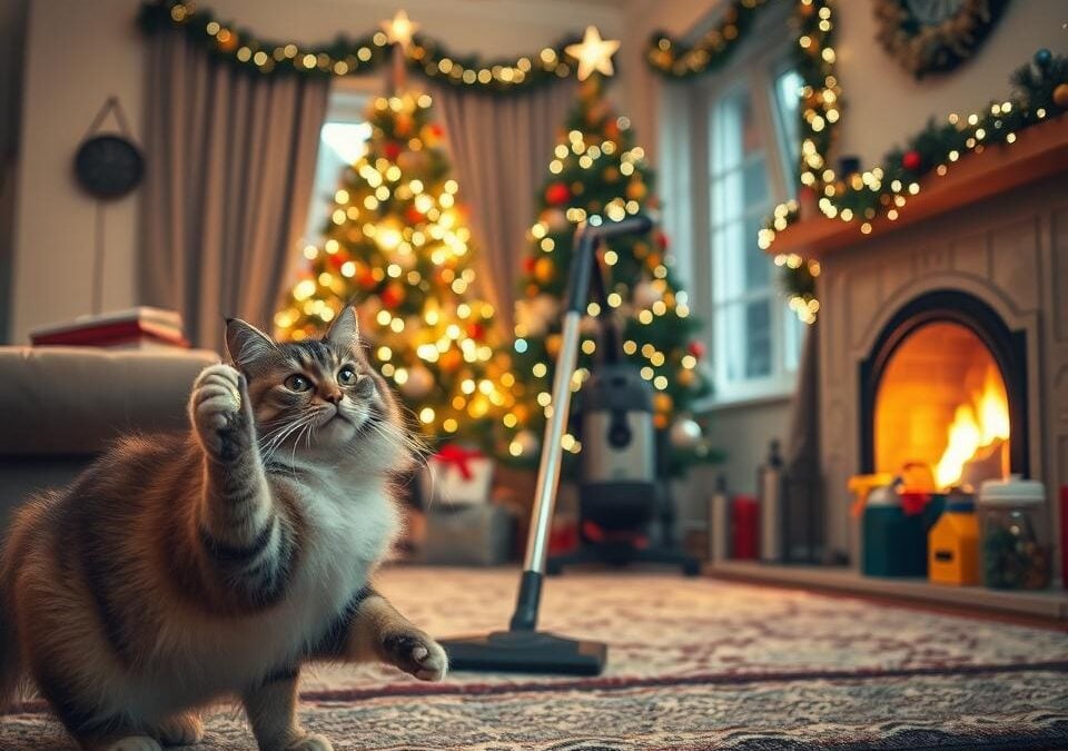Karácsonyi takarítás macskatartóknak – így készülj